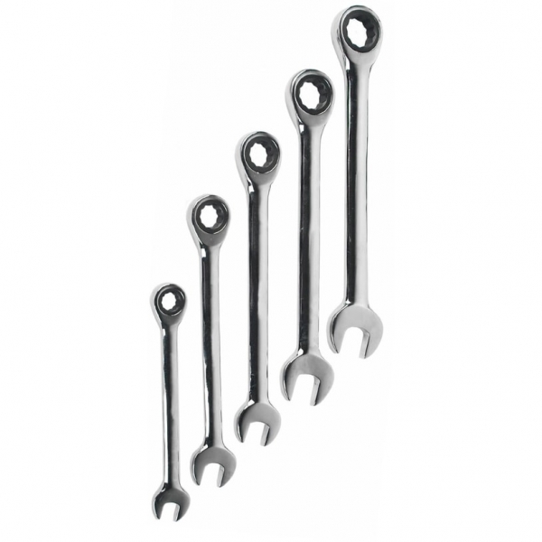 Set chei combinate cu clichet Mannesmann 19827, Ø10-19 mm, 5 piese [2]