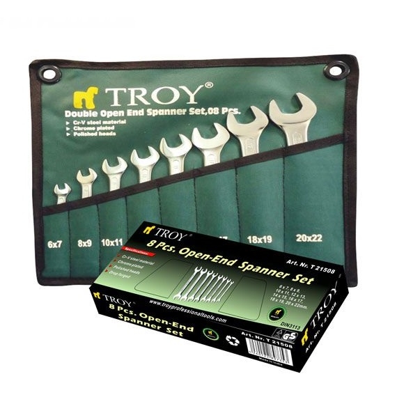 Set chei fixe Troy 21508, Ø6-22 mm, 8 piese [2]