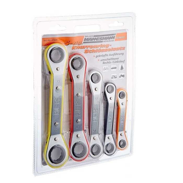 Set chei inelare cu clichet Mannesmann 27405, 5 piese [3]