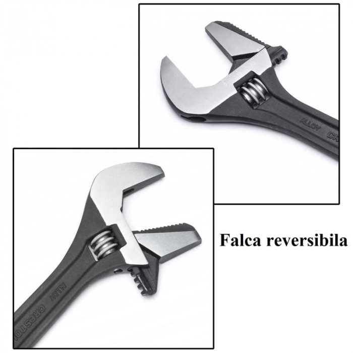 Set cheie reglabila cu clichet si capete tubulare 3 in 1 Crescent CPTAW8, 11 piese [7]