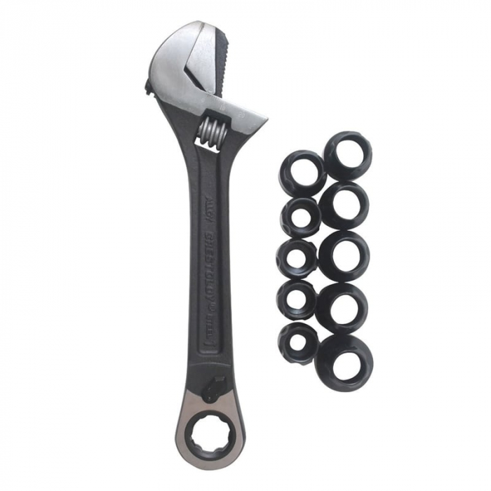 Set cheie reglabila cu clichet si capete tubulare 3 in 1 Crescent CPTAW8, 11 piese [6]