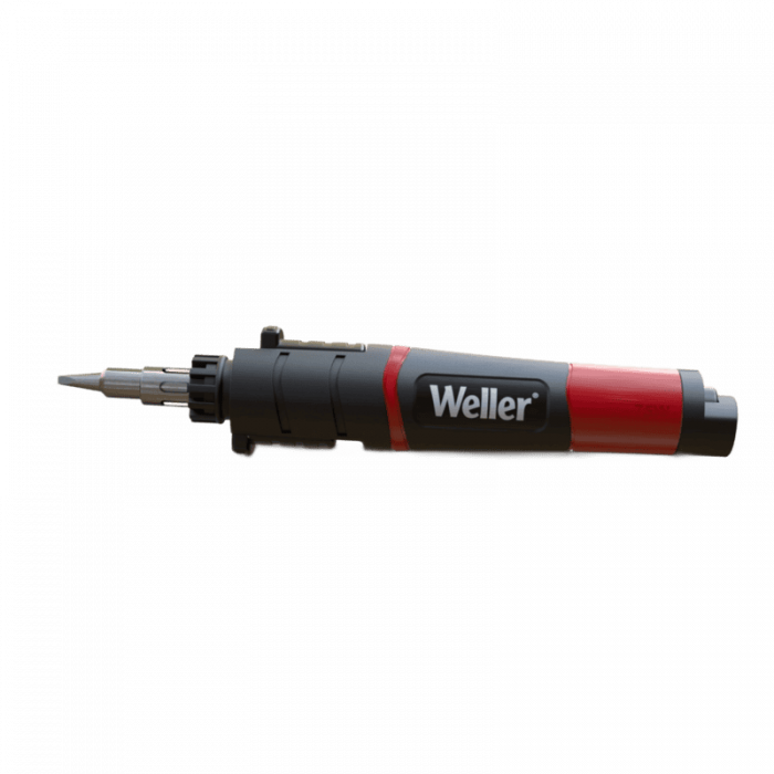 Set ciocan de lipit cu aprindere pe gaz Weller WLBUK75EU, plus accesorii