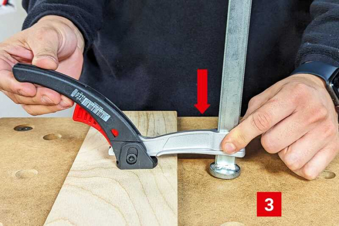 Set cleme de prindere pentru mese Bessey TW20-15-8KLI-SET, 2 bucati [4]