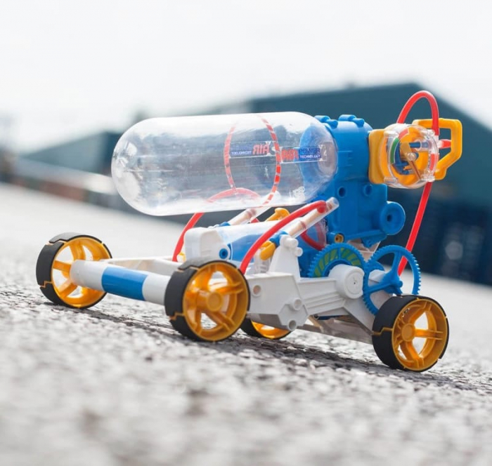 Set constructie masinuta cu motor pe aer comprimat Velleman KSR16 [6]