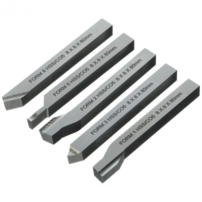 Set cutite pentru strung de metal PD 230/E, PD 250/E Micromot Proxxon 24530, 5 piese [3]
