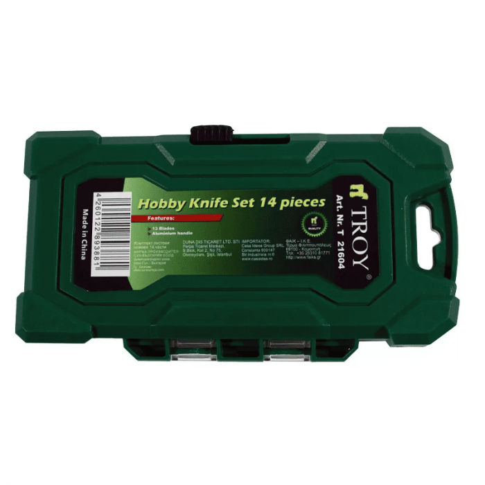 Set cutter tip bisturiu cu capete interschimbabile Troy 21604, 14 piese [4]