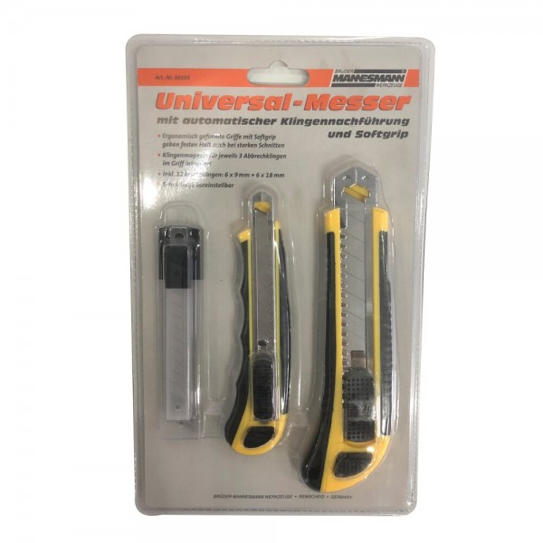 Set cuttere universale Mannesmann 60105, 2 piese plus rezerve