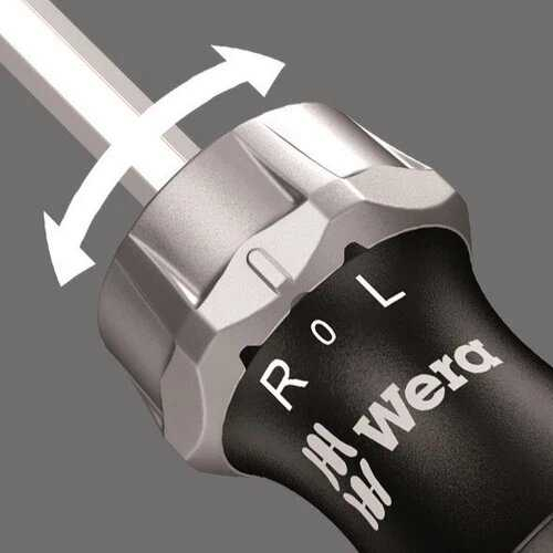 Set de biti si surubelnita cu clichet 7 in Kraftform Kompakt 27 RA 1 SB 1 Wera 05073660001 [7]