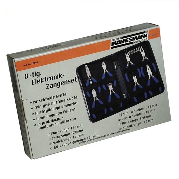 Set clesti mini pentru electronisti Mannesmann 10808, 115-145 mm [11]