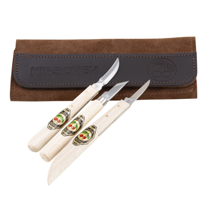 Set de cutite pentru sculptura in lemn Kirschen 3307000, 3 piese [4]