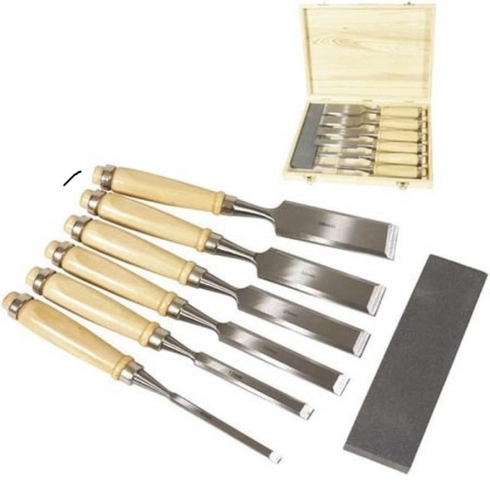 Set de dalti pentru lemn Toolland 1340, 7 piese [4]