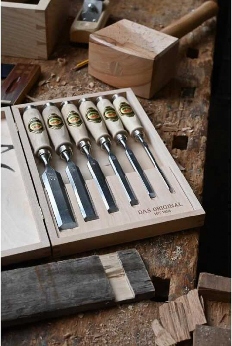 Set de dalti profesionale pentru lemn Kirschen 1101000, 6 piese [9]