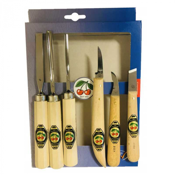 Set de dalti profesionale pentru lemn Kirschen 3406000, 6 piese [3]