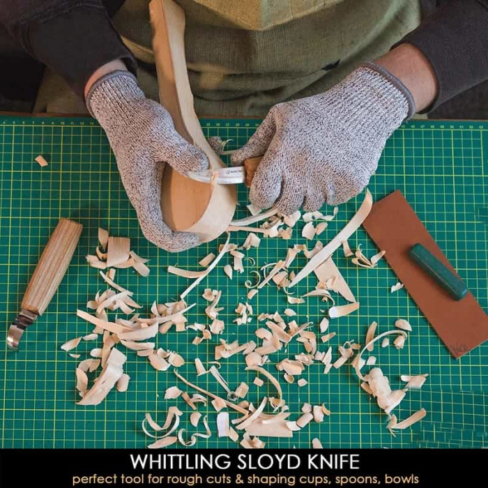 Set de sculptura in lemn BeaverCraft S01, 4 piese [7]