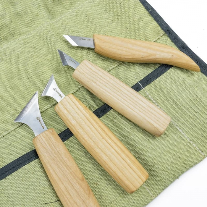 Set de sculptura in lemn BeaverCraft S05, 4 piese [3]