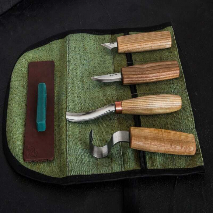 Set de sculptura in lemn BeaverCraft S49, 6 piese [10]