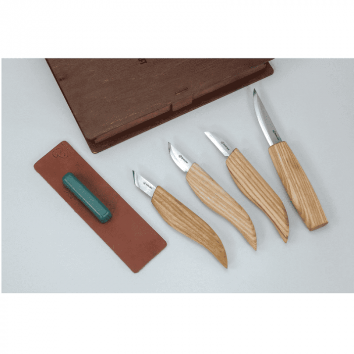 Set de sculptura in lemn, in cutie BeaverCraft S07book, 6 piese [4]