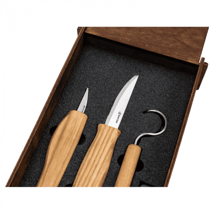 Set de sculptura in lemn, in cutie BeaverCraft S13book, 6 piese [3]