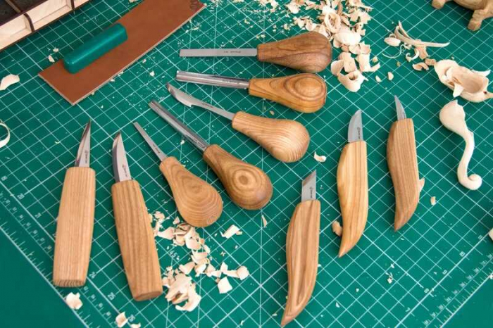 Set de sculptura in lemn, in cutie BeaverCraft S52, 13 piese [7]