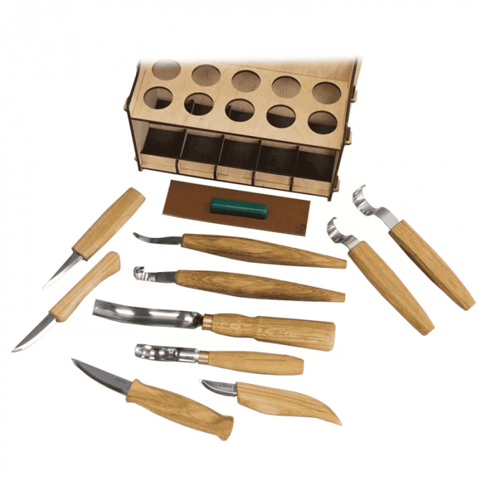 Set de sculptura in lemn, in cutie BeaverCraft S53, 13 piese [3]