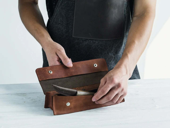 Set de sculptura lingura BeaverCraft S01X Brown, 4 piese [8]