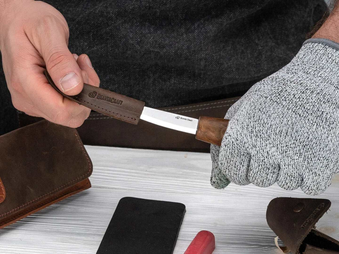 Set de sculptura lingura BeaverCraft S01X Brown, 4 piese [3]