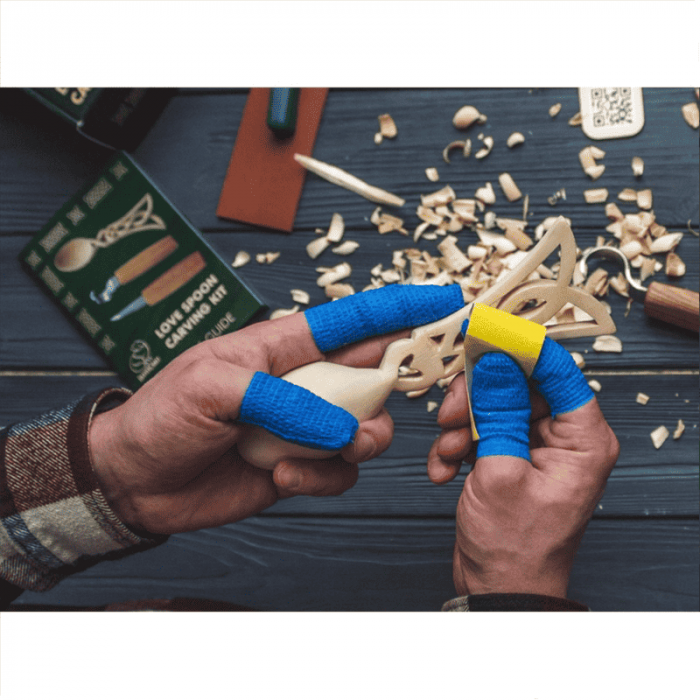 Set de sculptura lingura celtica BeaverCraft DIY04, 5 piese [6]