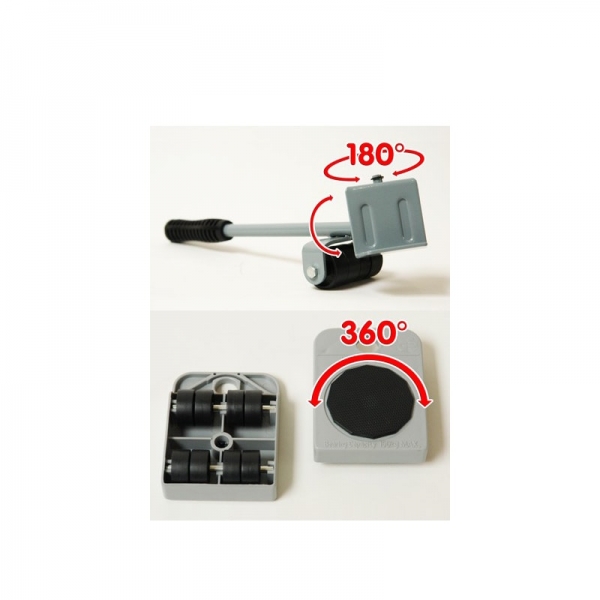 Set de suporti pentru transportat si ridicat mobila Dema 19989, 600 Kg [2]