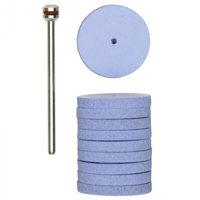 Set discuri abrazive pentru metal, slefuire fina Proxxon 28294, Ø22 mm, 11 piese [2]