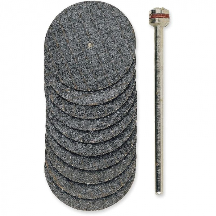 Set discuri din oxid de aluminiu, taiere lemn, inox, plastic Proxxon 28808, Ø22 mm, 11 piese [2]