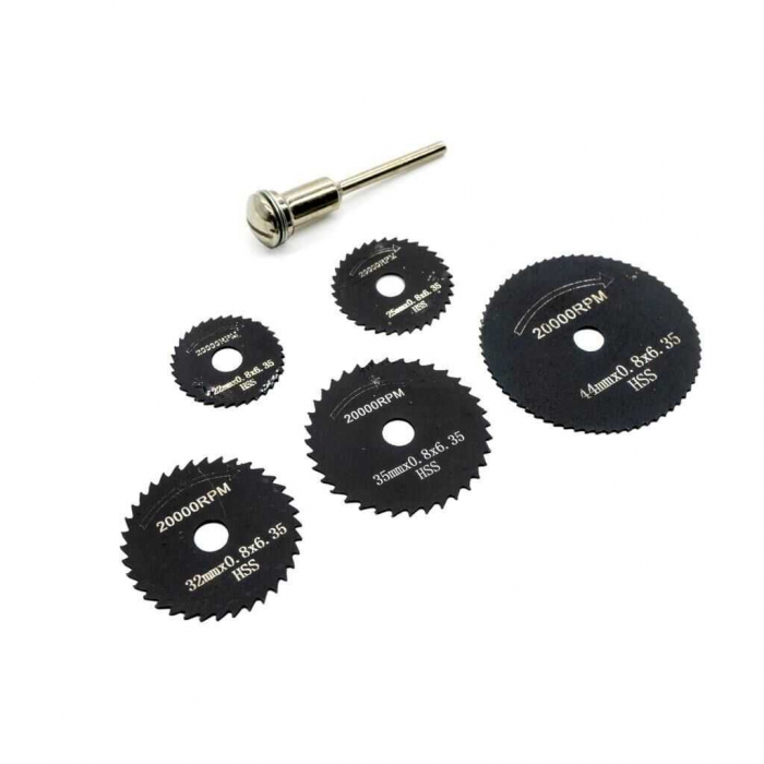 Set discuri HSS pentru masini de gravat ROX Wood 153ROX0088, 6 piese [2]