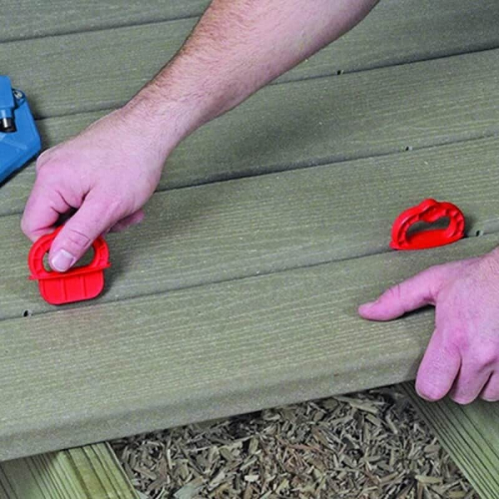 Set distantiere pentru nivelare podele Kreg DECKSPACER-RED, 6 mm, 12 bucati [4]