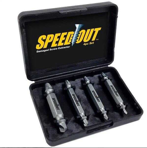 Set extractoare suruburi ROX Wood 153ROX0070, 2-8 mm, 4 piese