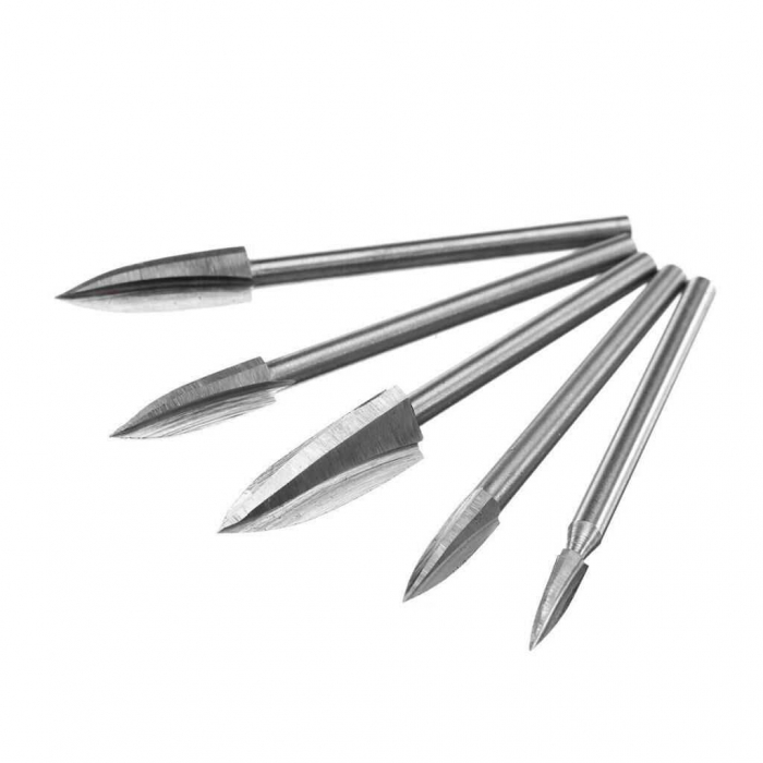 Set freze pentru lemn de gravat si sculptat ROX Wood 153ROX0064, 5 piese [2]