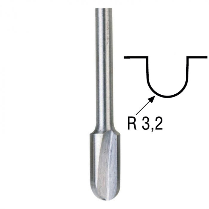 Set freze pentru lemn Micromot Proxxon PRXN29020, Ø3.2 mm, 10 piese [11]