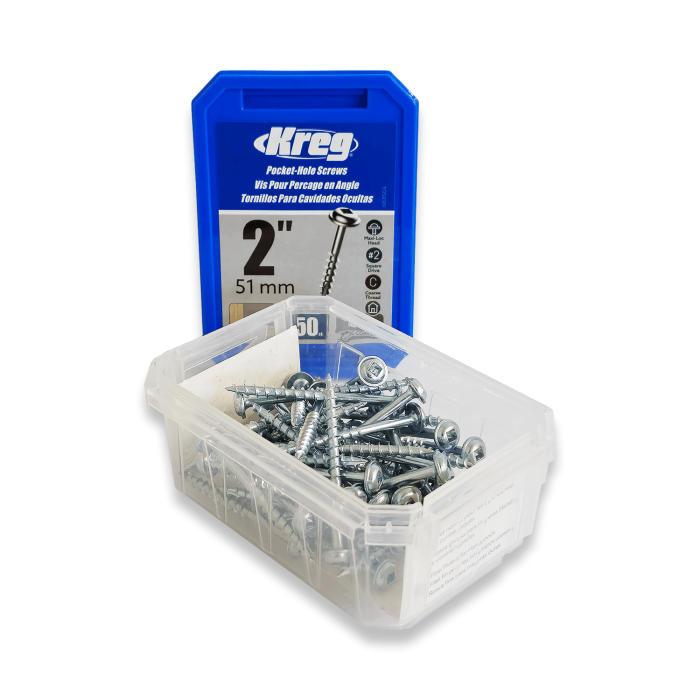 Set holtsuruburi pentru gauri in lemn Kreg SML-C2-50, Ø8x50 mm, 50 bucati [2]