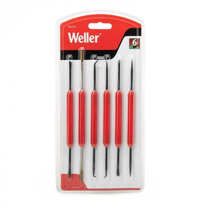 Set instrumente cu varf ascutit si carlige Weller WLACCSAK-02, 170 mm, 6 piese [6]