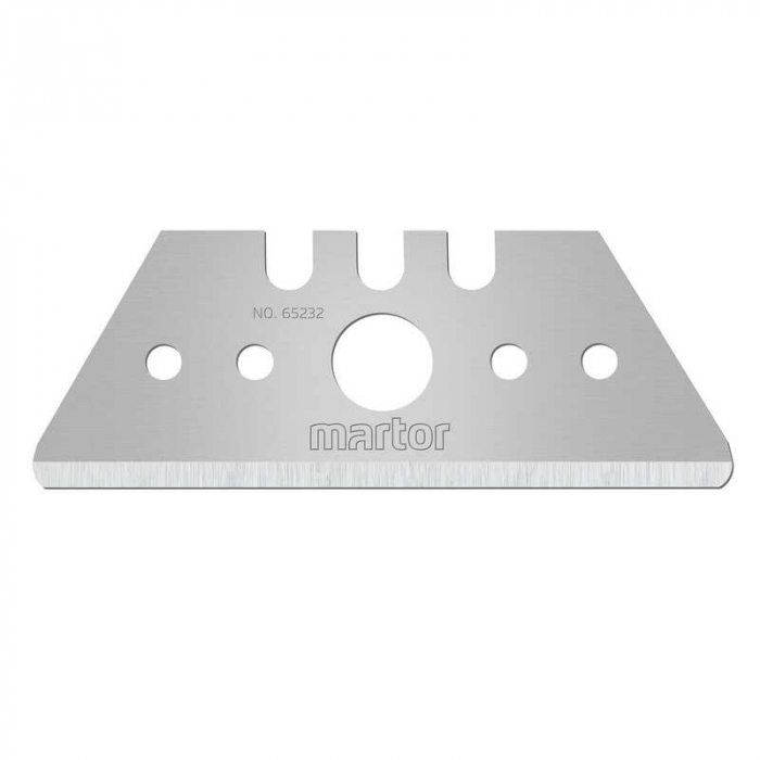 Set lame de rezerva tip trapez pentru cuttere profesionale Martor 65232.70, 10 bucati