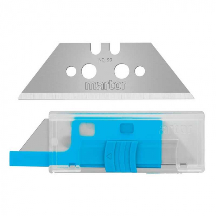 Set lame de rezerva tip trapez pentru cuttere profesionale Martor 99.701 10 bucati [2]