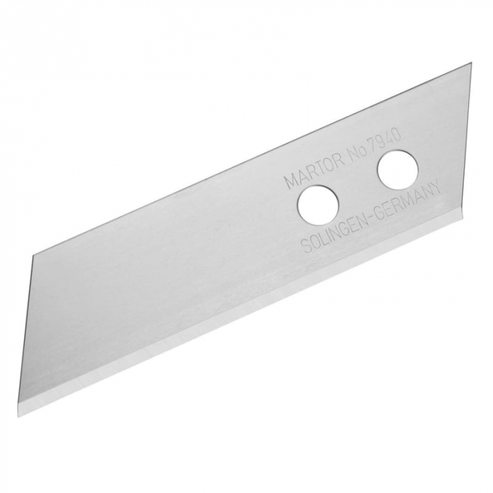 Set lame de rezerva tip trapez pentru cuttere profesionale Martor 7940, 10 bucati [4]