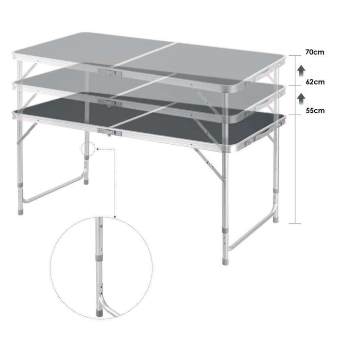 Set masa pliabila cu patru scaune ROX Wood 153CAMP0313, 5 piese [6]
