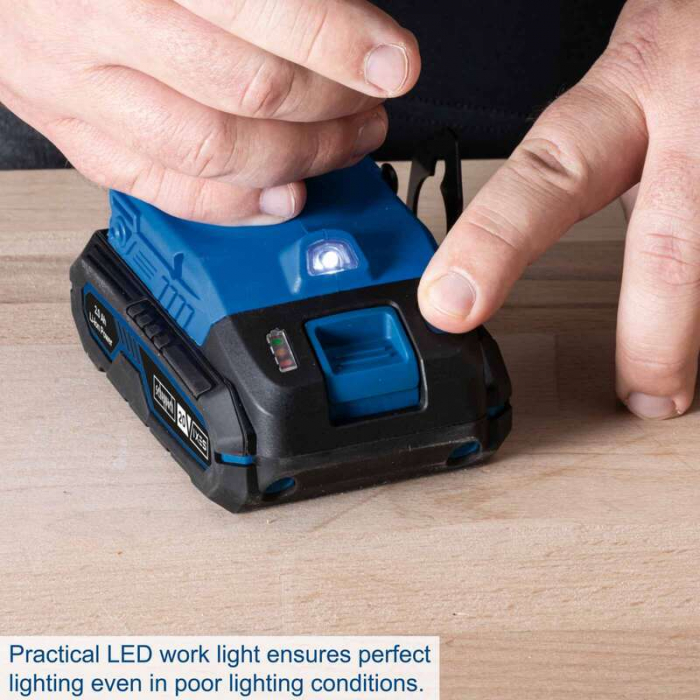 Set masina de gaurit si insurubat cu acumulator C-DTB74/1-X Scheppach 5909315900, 20 V, 2 Ah plus trusa unelte, 74 piese [7]