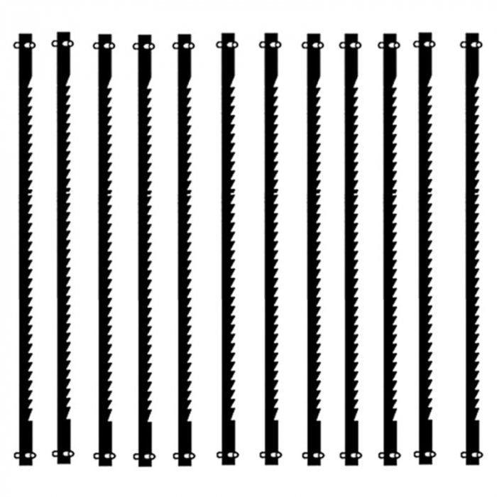 Set panze de rezerva cu pin pentru fierastrau de traforaj Micromot Proxxon 28741, 127 mm, 10 DPI, 12 bucati [2]