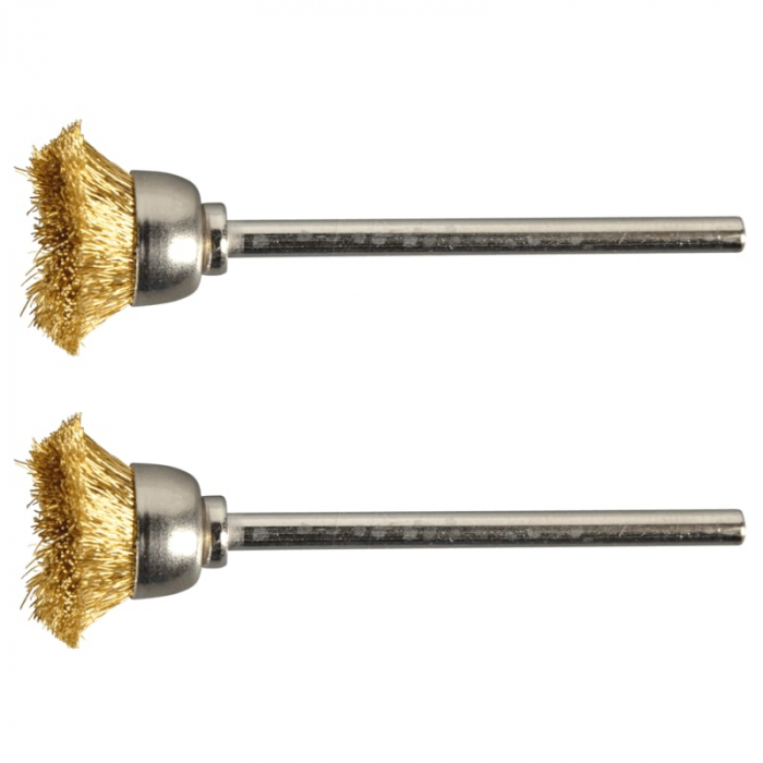 Set perii din bronz, slefuire metal Proxxon 28963, Ø13 mm, 2 bucati [2]