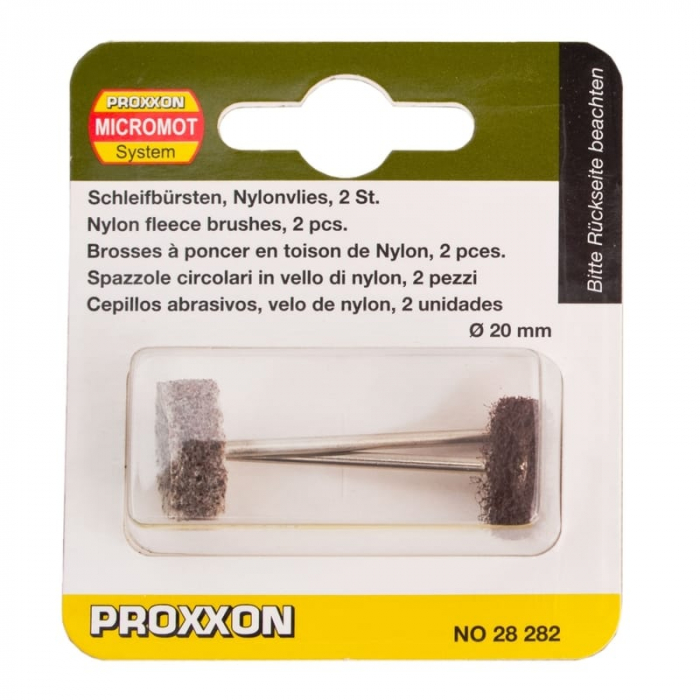 Set perii din nylon, slefuire metal Proxxon PRXN28282, Ø20 mm, 2 bucati [1]