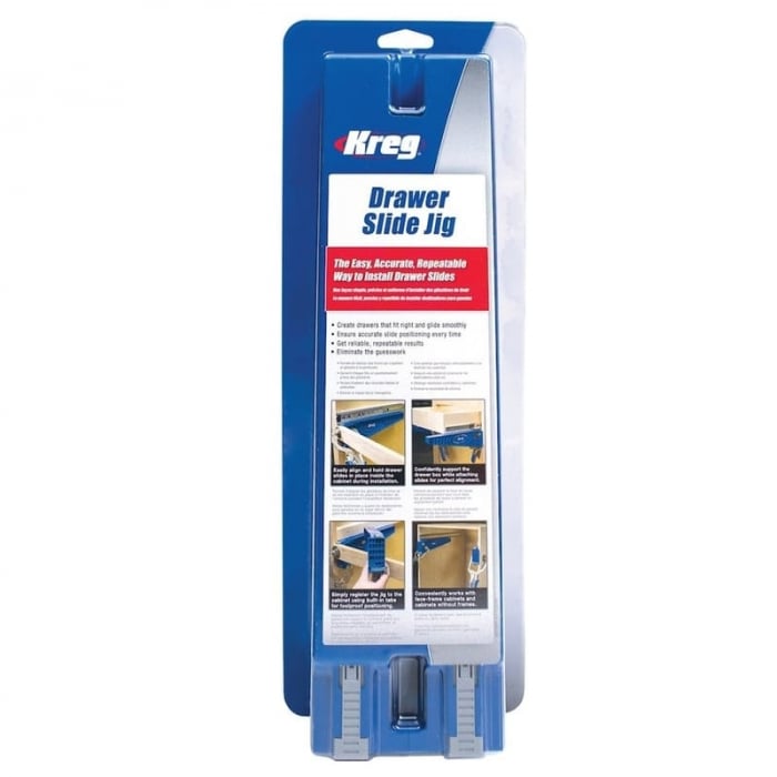 Set sabloane pentru montare glisiere sertare Kreg KHI-SLIDE-INT, 2 bucati [10]