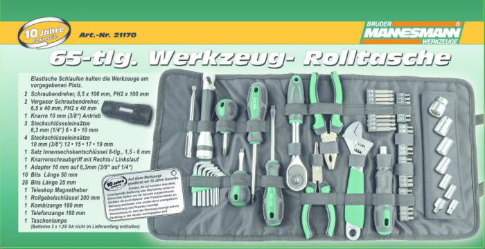 Set scule combinate Mannesmann 21170, 65 piese [8]