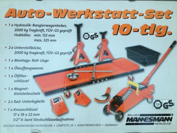 Set scule pentru atelier auto Mannesmann M00350, 10 piese [2]