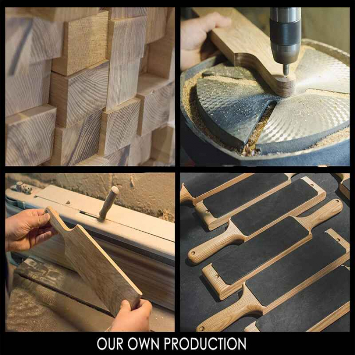 Set strop din piele si compus pentru ascutit cutite BeaverCraft LS1P1, 2 piese [3]