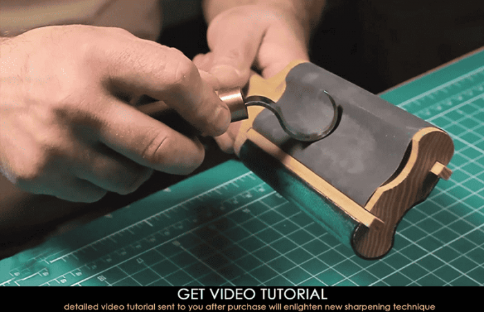 Set strop din piele si compus pentru ascutit cutite BeaverCraft LS5P1, 2 piese [3]